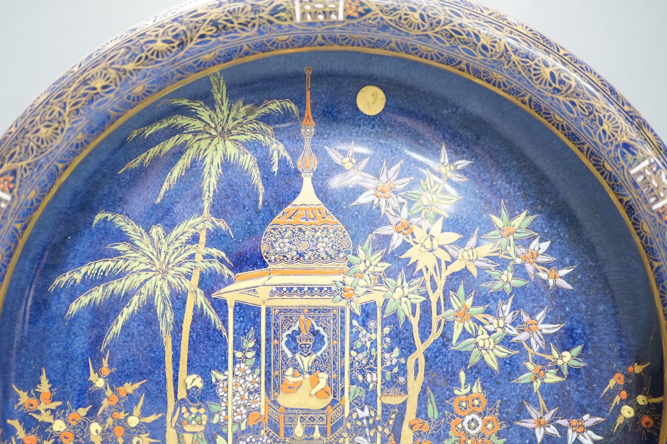 A Carltonware Persian pattern bowl, 27cm diameter